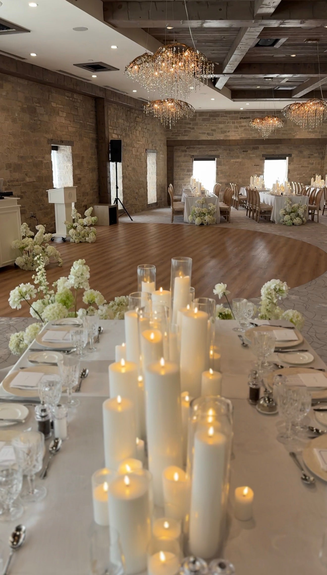 The White Hydrangea Aisle