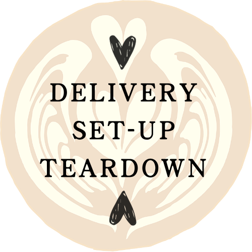Delivery / Set-up / Teardown 10pm (one-time fee, for your WHOLE order)