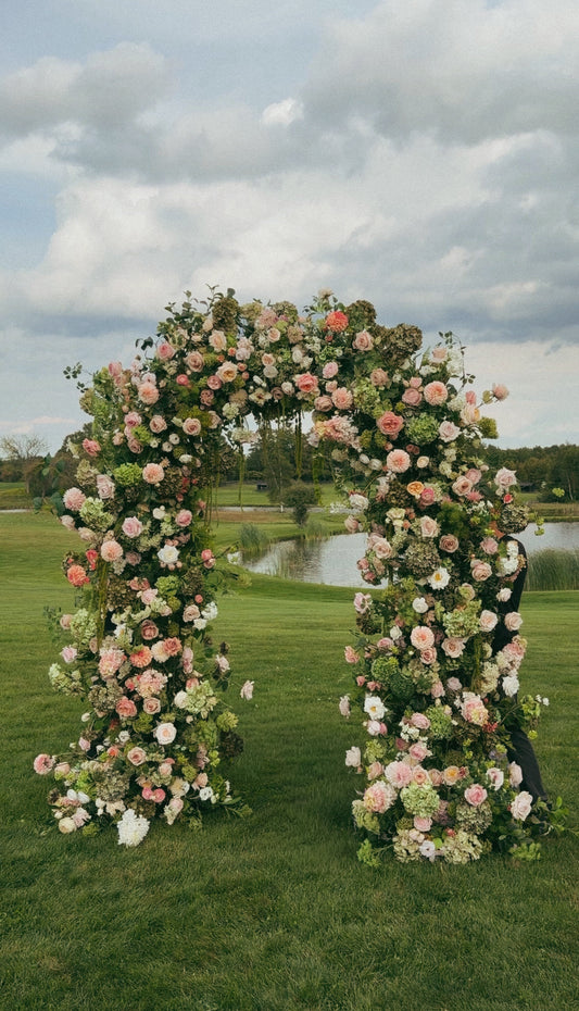 The Peach + Blush Arch