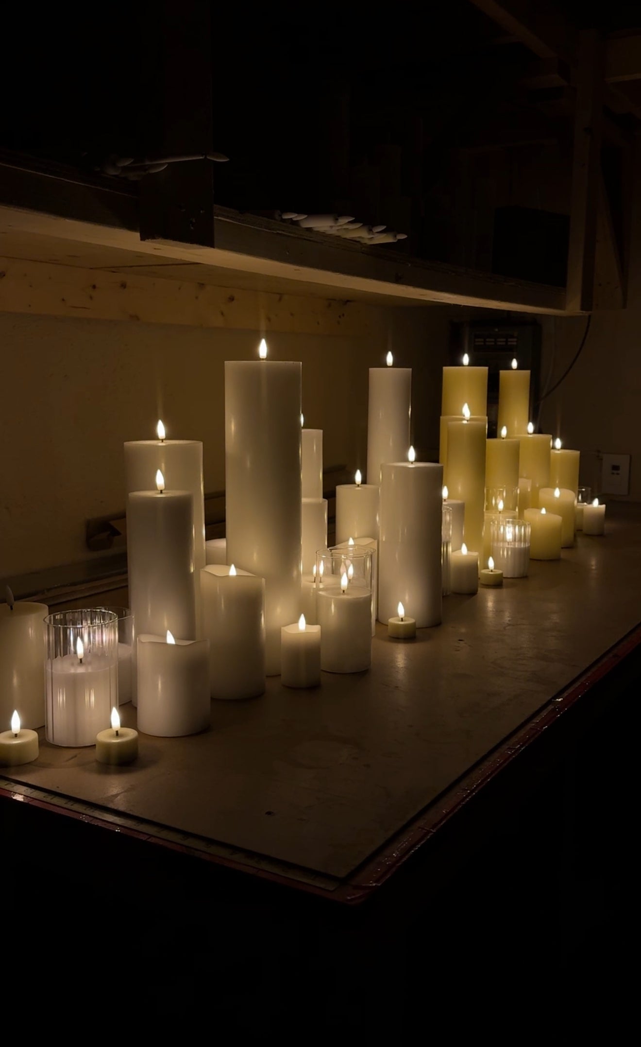 Flameless Real Paraffin Wax Candle Rental *NEW*