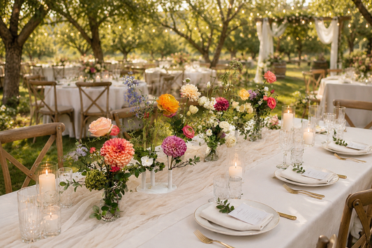 The Sunburst Bud Vase Tabletop Package