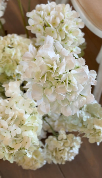 The White Hydrangea Aisle
