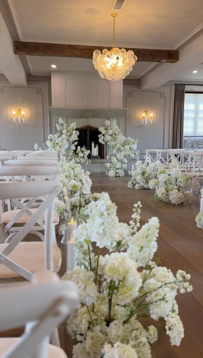 The White Hydrangea Backdrop