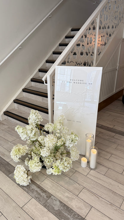 The White Hydrangea Aisle