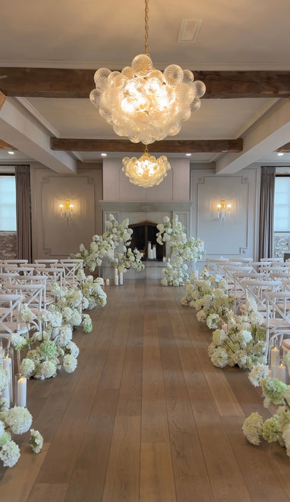 The White Hydrangea Backdrop