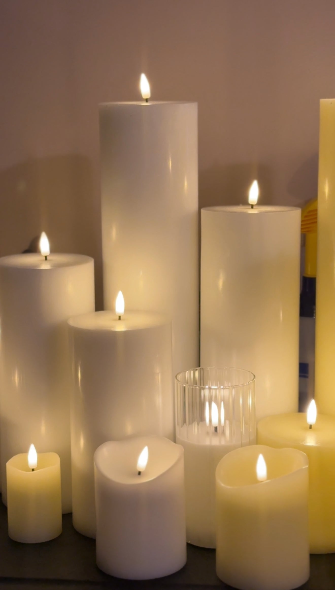 Flameless Real Paraffin Wax Candle Rental *NEW*