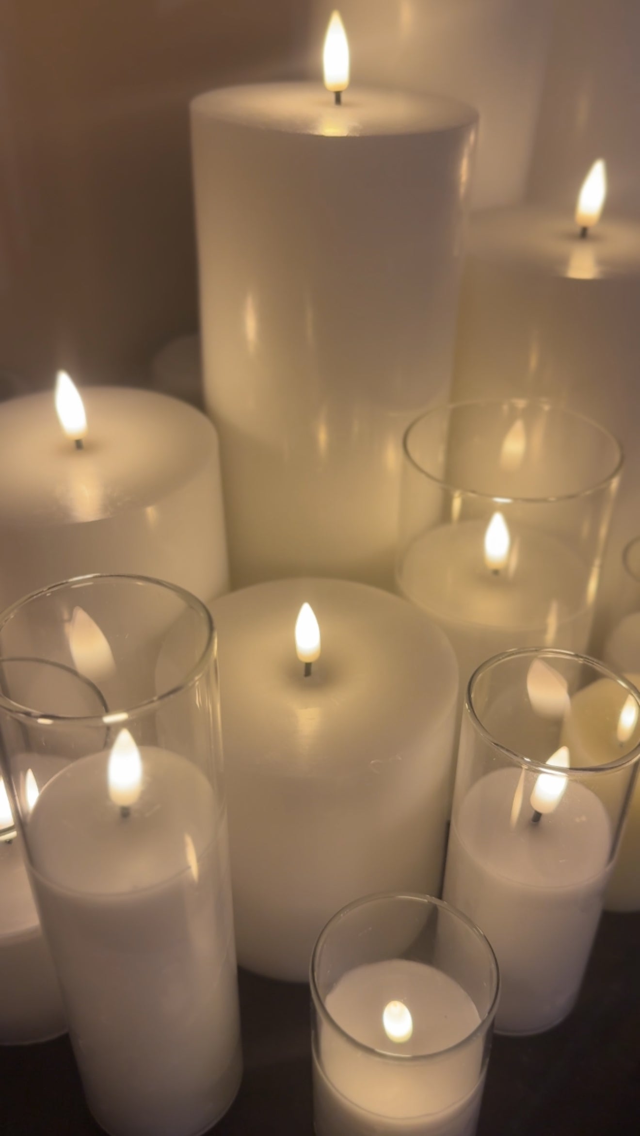 Flameless Real Paraffin Wax Candle Rental *NEW*