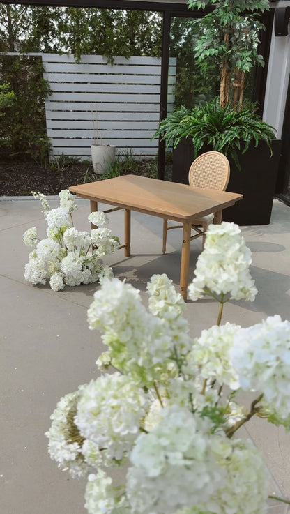 The White Hydrangea Aisle